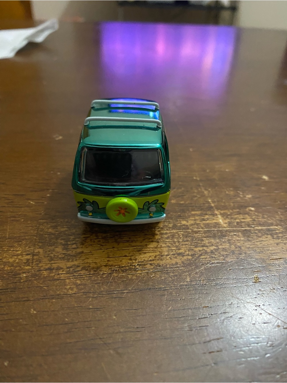 Johnny lightning Scooby Doo Chrome Mystery Machine Limited Edition Metallic Van